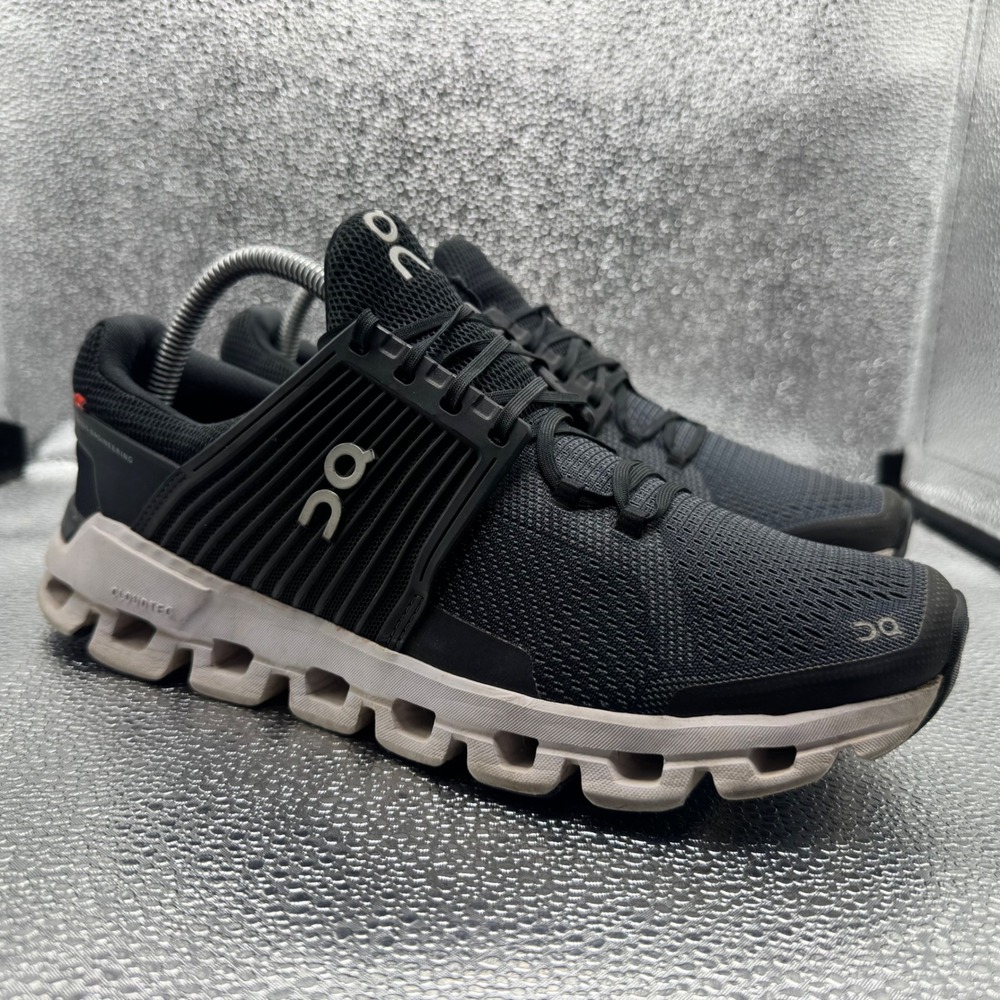 Size 8.5 On Running Cloudswift Shoes Mens Black Good Mesh CloudTec Helion